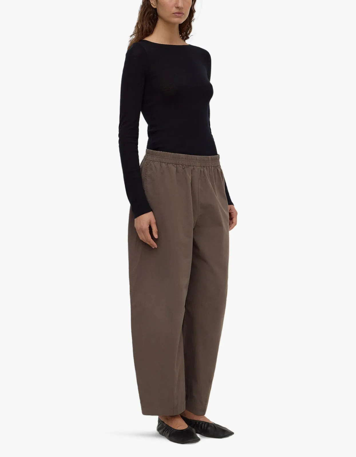 Assembly Label | Lola Barrel Pant - Bark sold by Sisters & Co product image thumbnail 3