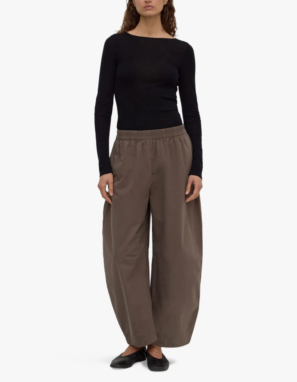 Assembly Label | Lola Barrel Pant - Bark sold by Sisters & Co product image thumbnail 2