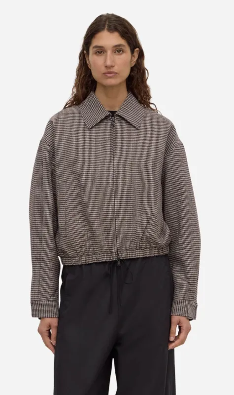 Assembly Label | Solana Wool Jacket - Brown Black Check made by Assembly Label
