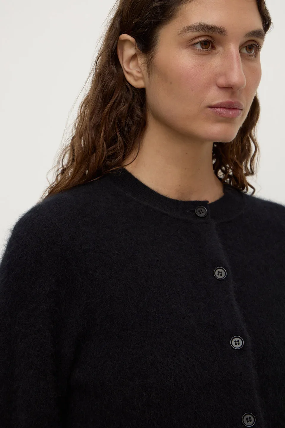 Assembly Label | Carina Merino Wool Long Sleeve Cardigan - Black sold by Sisters & Co product image thumbnail 5