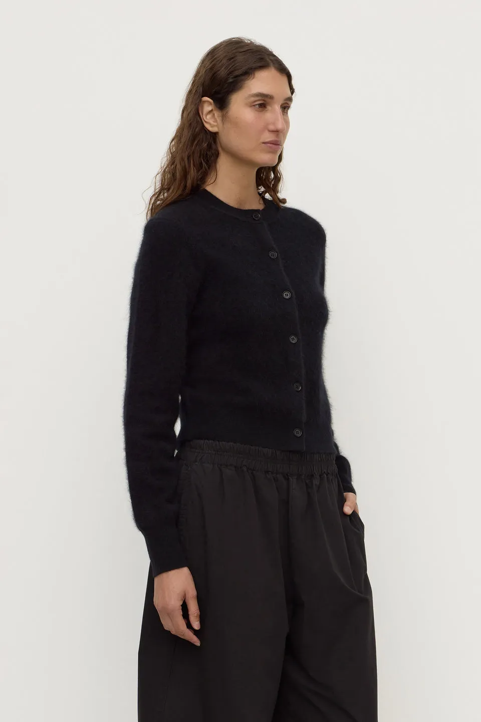 Assembly Label | Carina Merino Wool Long Sleeve Cardigan - Black sold by Sisters & Co product image thumbnail 4