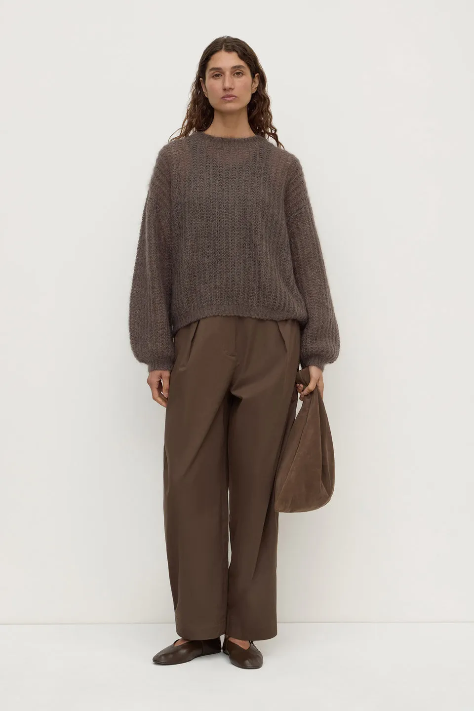 Assembly Label | Tulsa Mohair Knit - Bark sold by Sisters & Co product image thumbnail 4