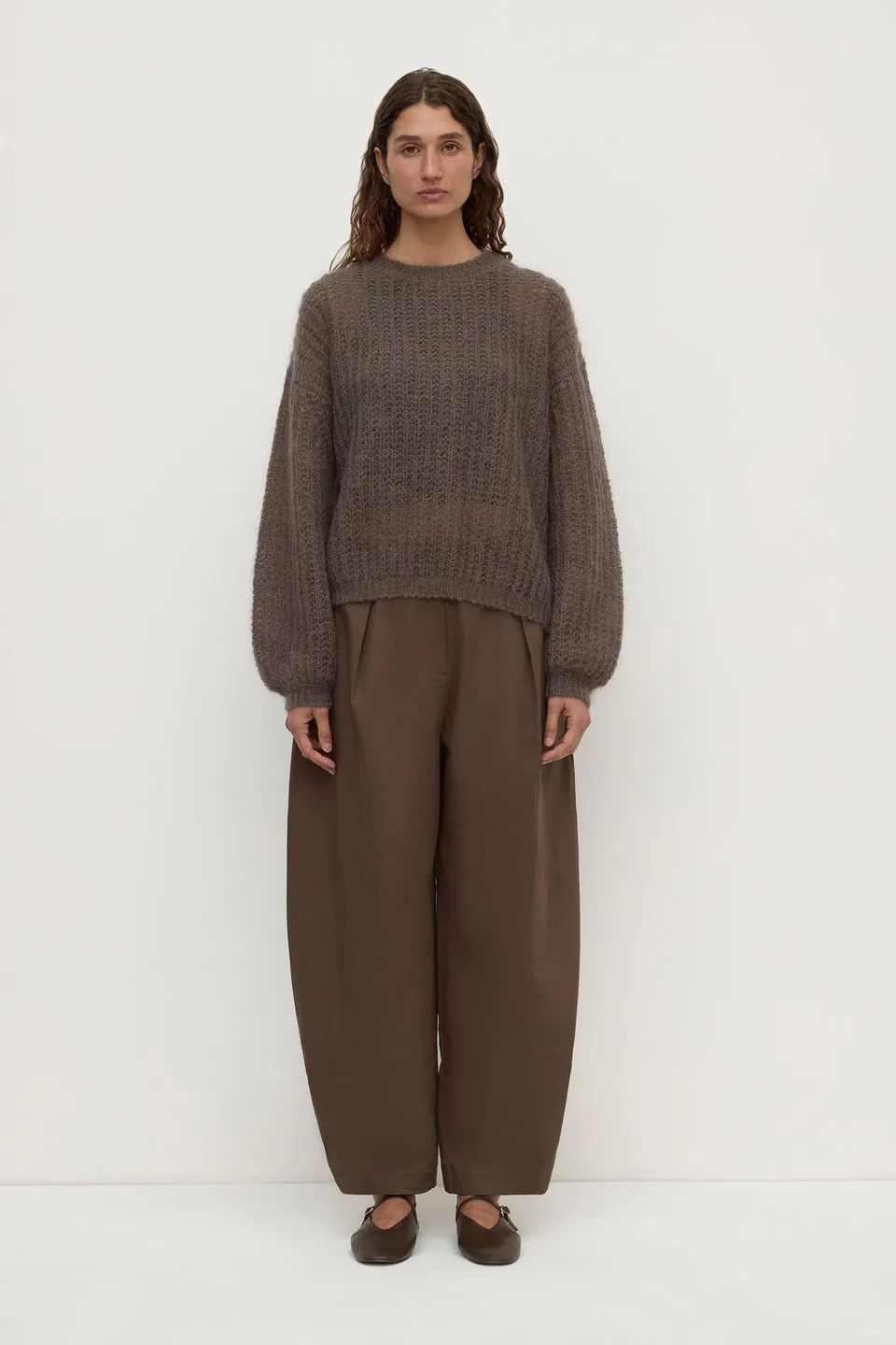 Assembly Label | Tulsa Mohair Knit - Bark sold by Sisters & Co product image thumbnail 3