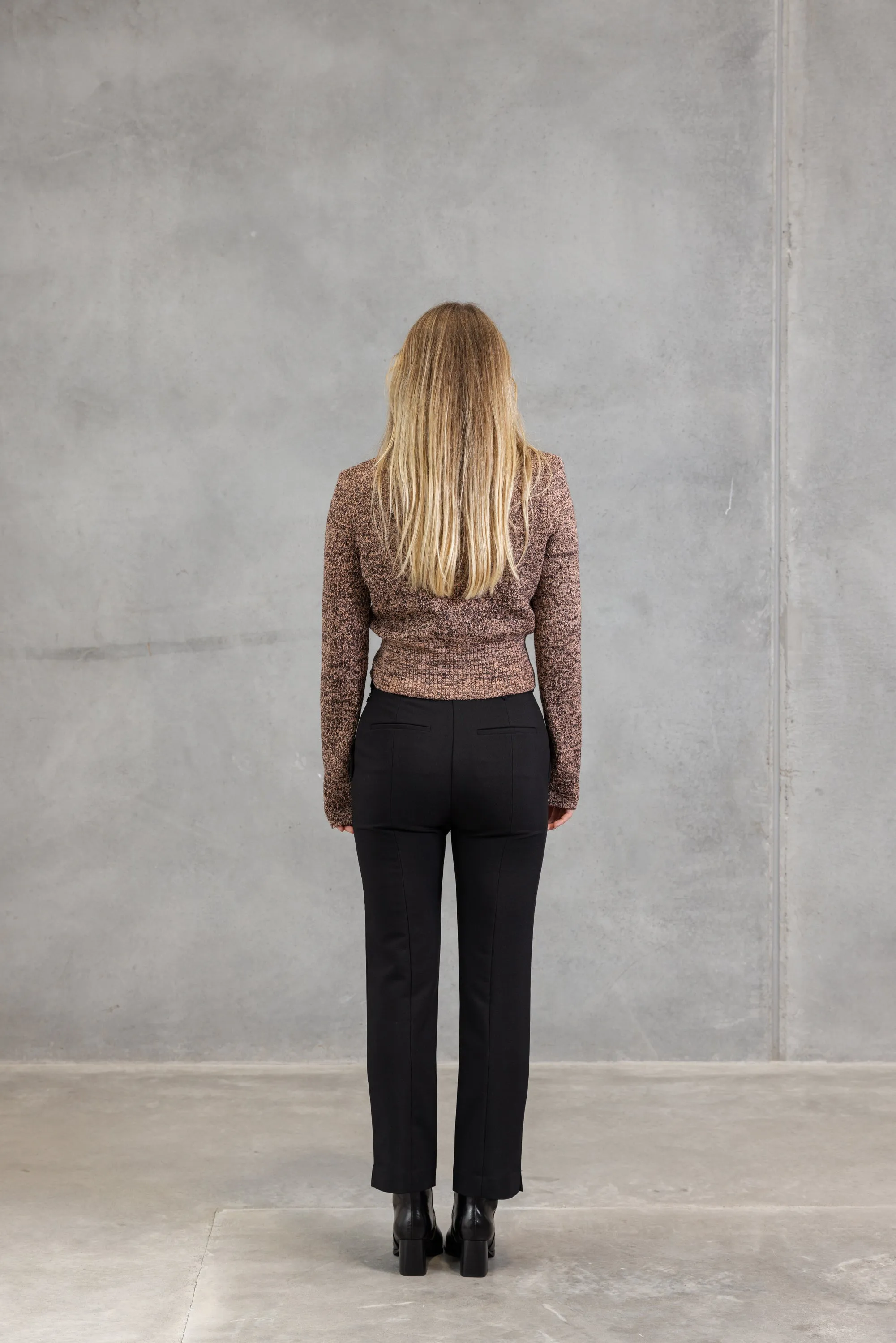 Camilla & Marc | Botticino Knit Cardigan - Black / Plum sold by Sisters & Co product image thumbnail 4