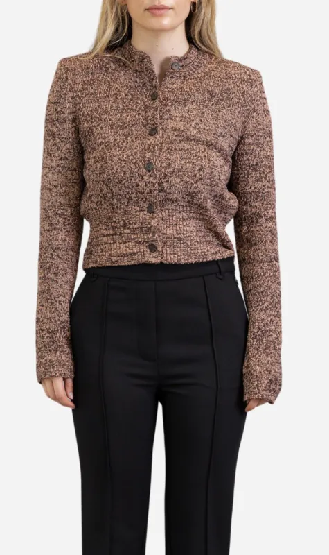 Camilla & Marc | Botticino Knit Cardigan - Black / Plum made by camilla & marc