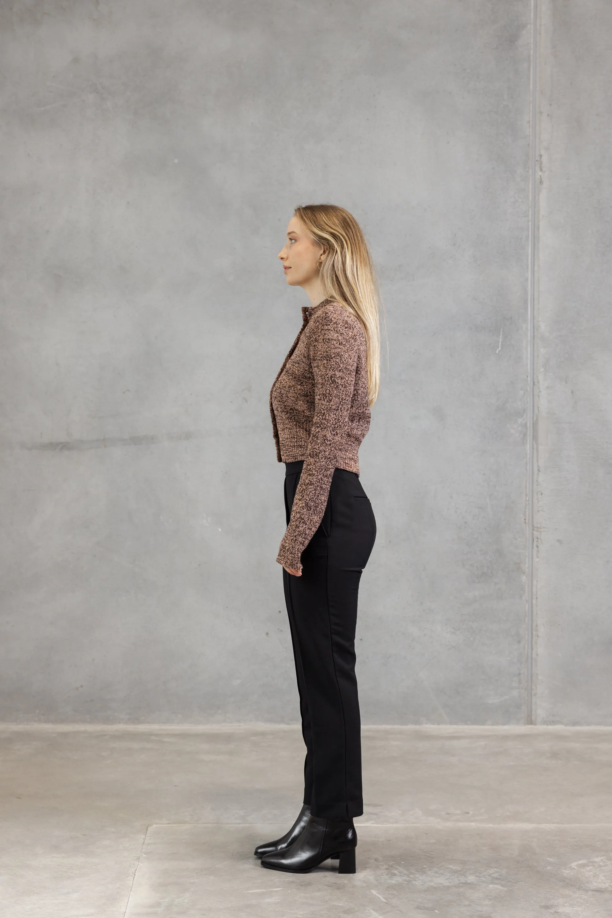 Camilla & Marc | Botticino Knit Cardigan - Black / Plum sold by Sisters & Co product image thumbnail 3
