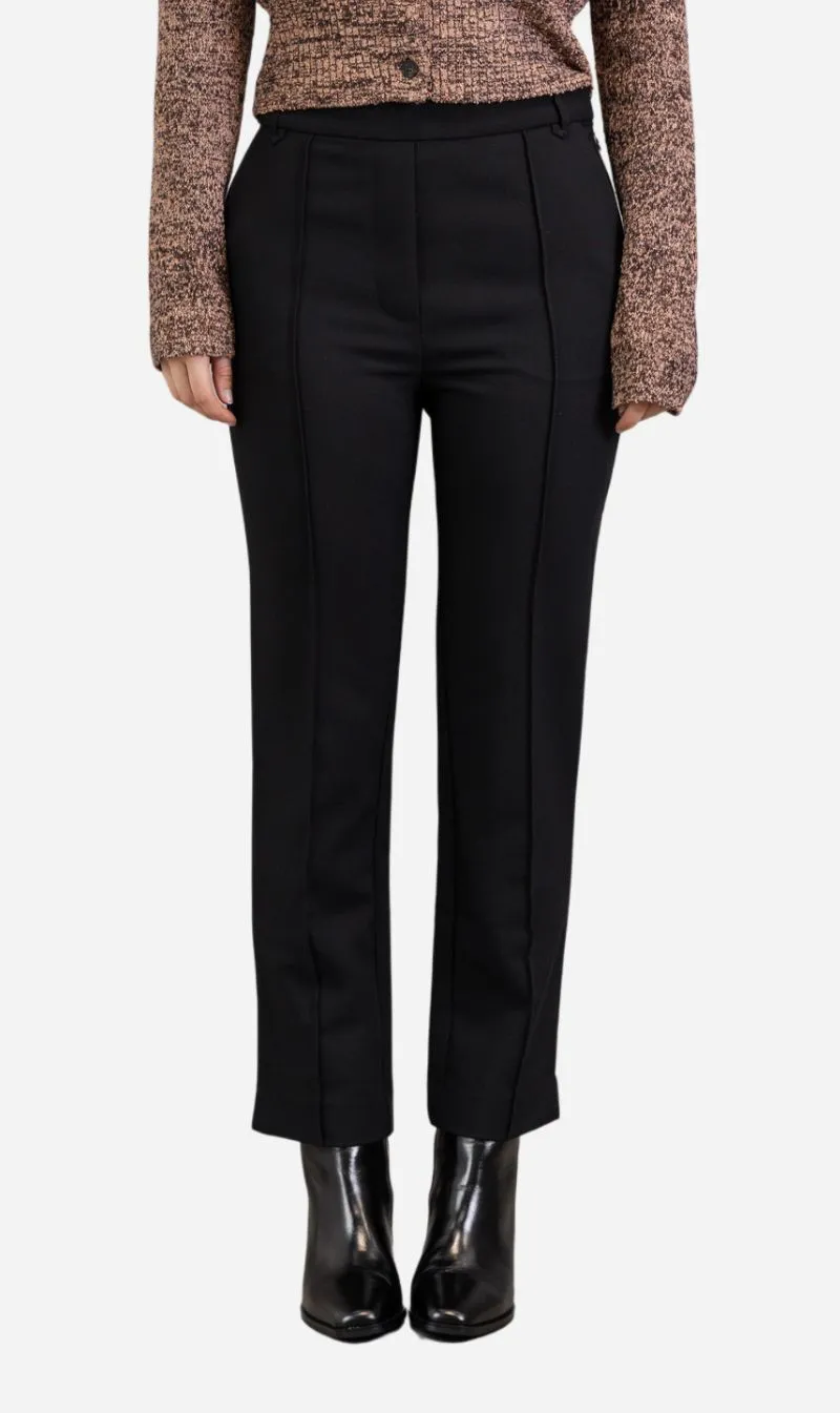 Camilla & Marc | Tala High Waist Slim Crop Pant - Black sold by Sisters & Co