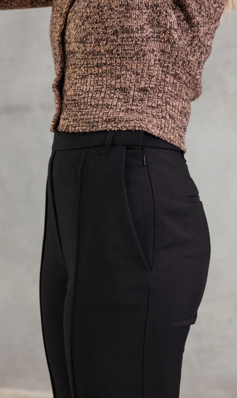 Camilla & Marc | Tala High Waist Slim Crop Pant - Black sold by Sisters & Co product image thumbnail 5