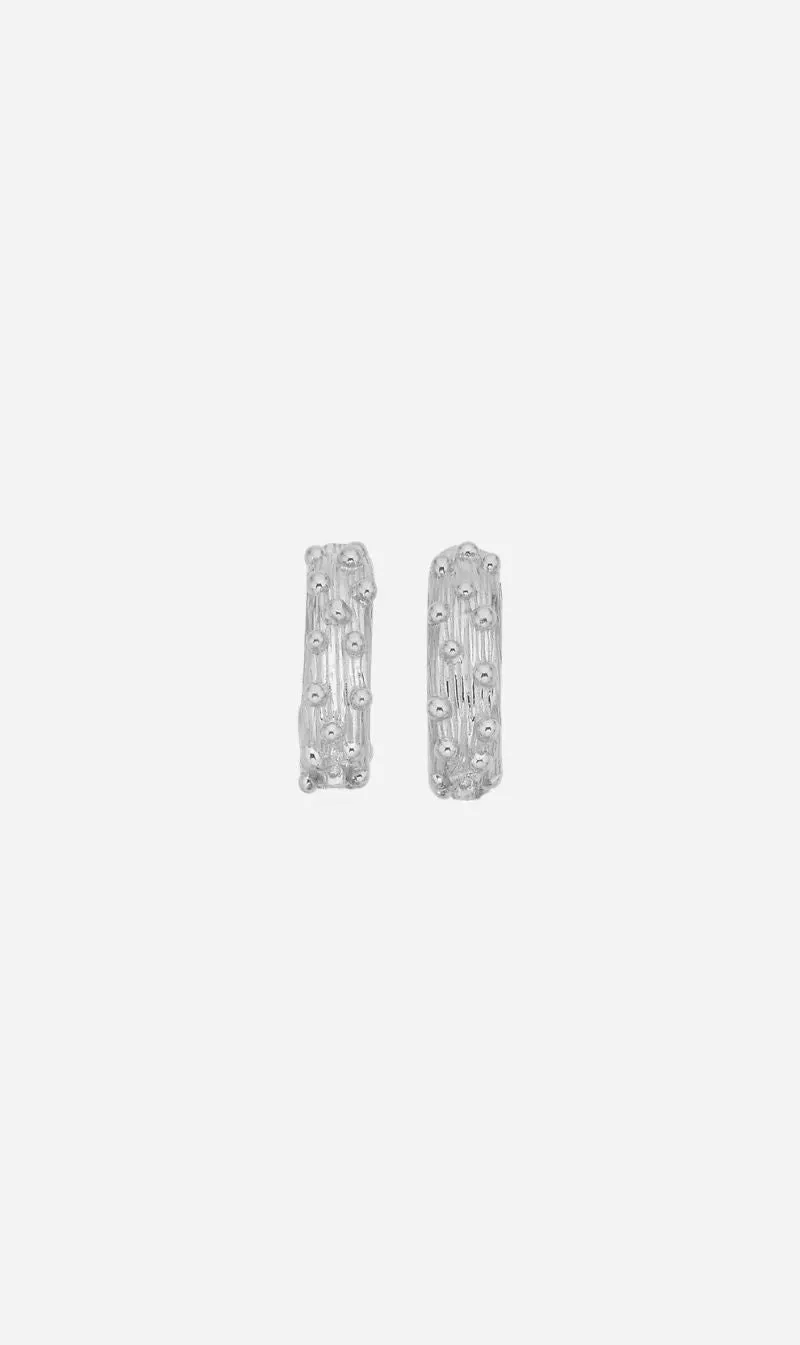 Zoe & Morgan | Lulu Hoop - Silver sold by Sisters & Co
