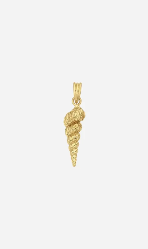 Zoe & Morgan | Shell Seeker Charm - Gold made by Sisters & Co