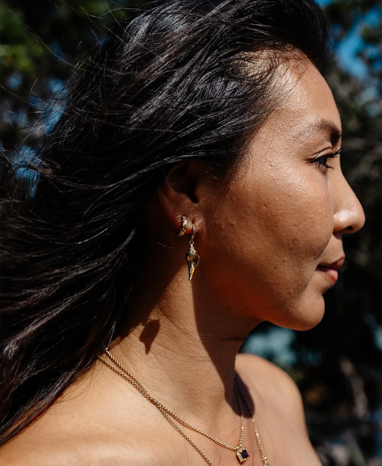 Zoe & Morgan | Kailani Earrings - Gold sold by Sisters & Co product image thumbnail 3