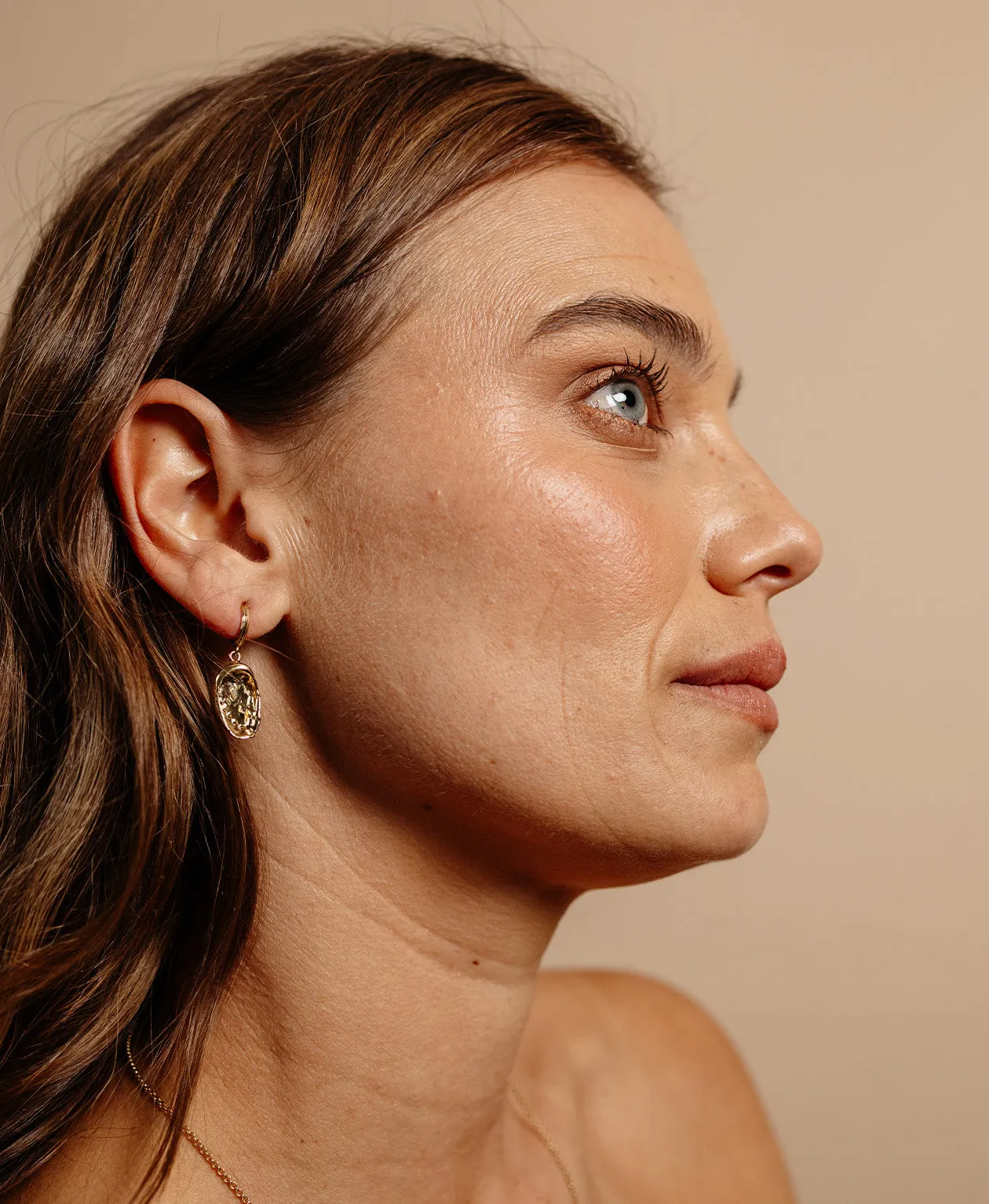 Zoe & Morgan | Soul Paua Earrings - Gold sold by Sisters & Co product image thumbnail 2