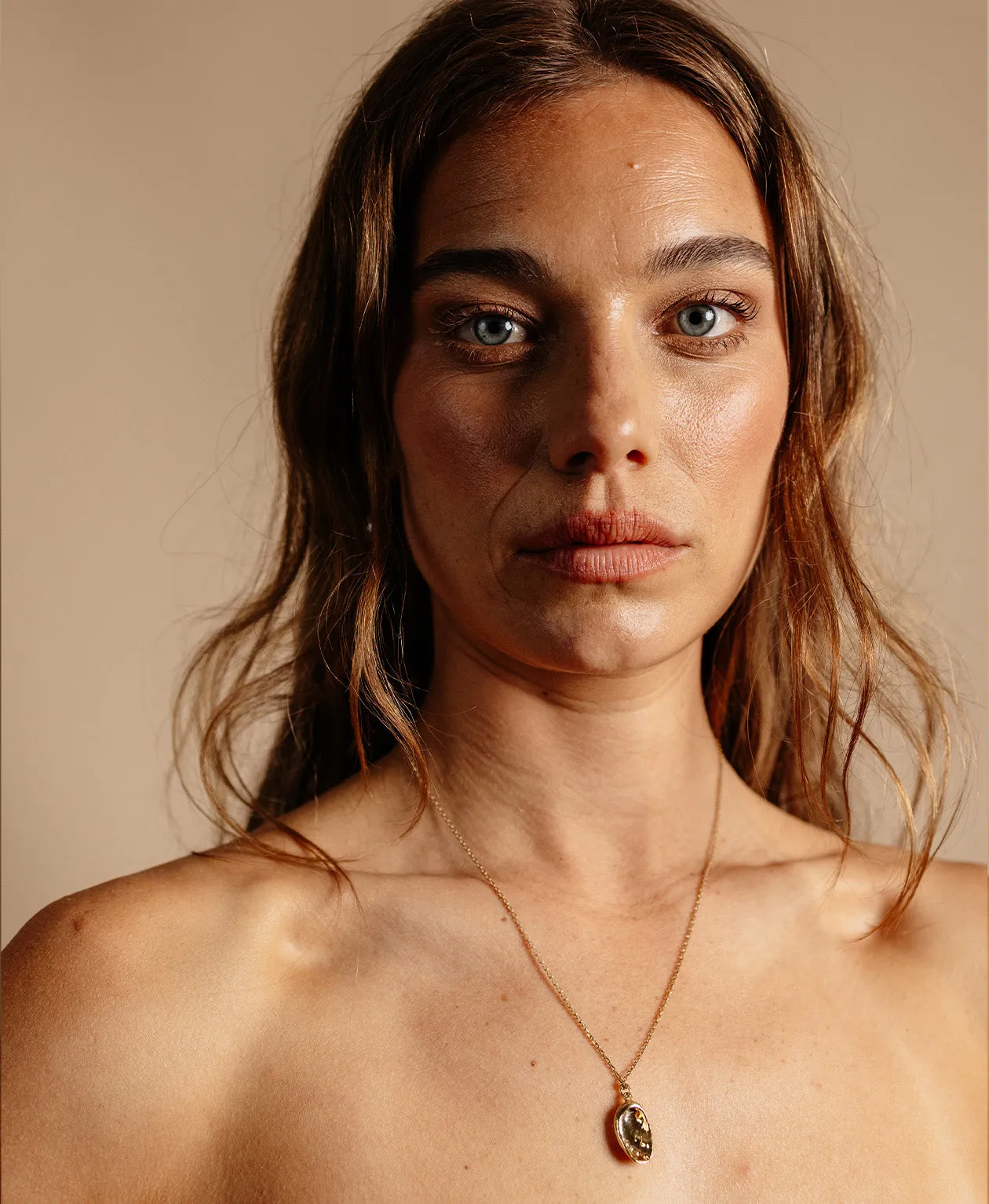 Zoe & Morgan | Soul Paua Necklace - Gold sold by Sisters & Co product image thumbnail 2