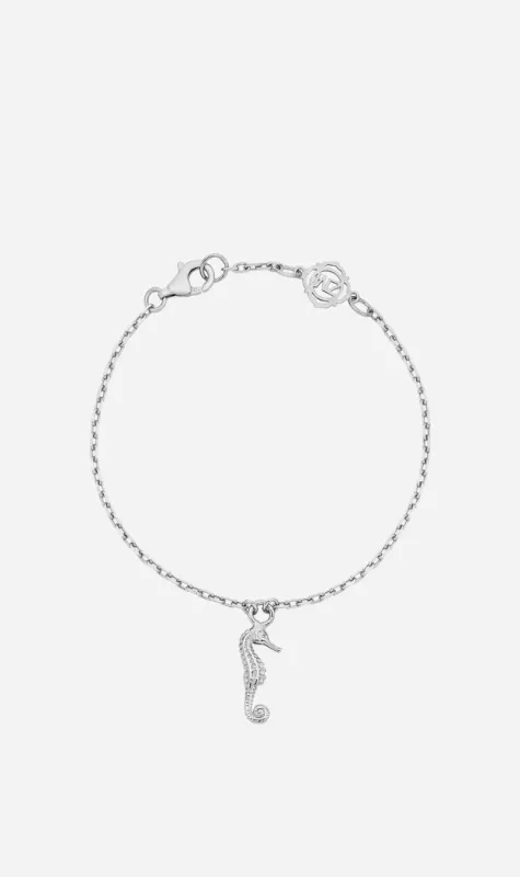 Zoe & Morgan | Seahorse Bracelet - Silver made by Sisters & Co