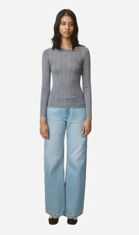 Marle | Ana Top - Soft Charcoal made by Marle