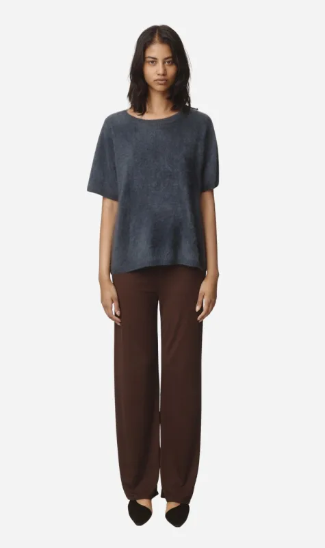 Marle | Brushed Cashmere Hera Top - Starling made by Marle