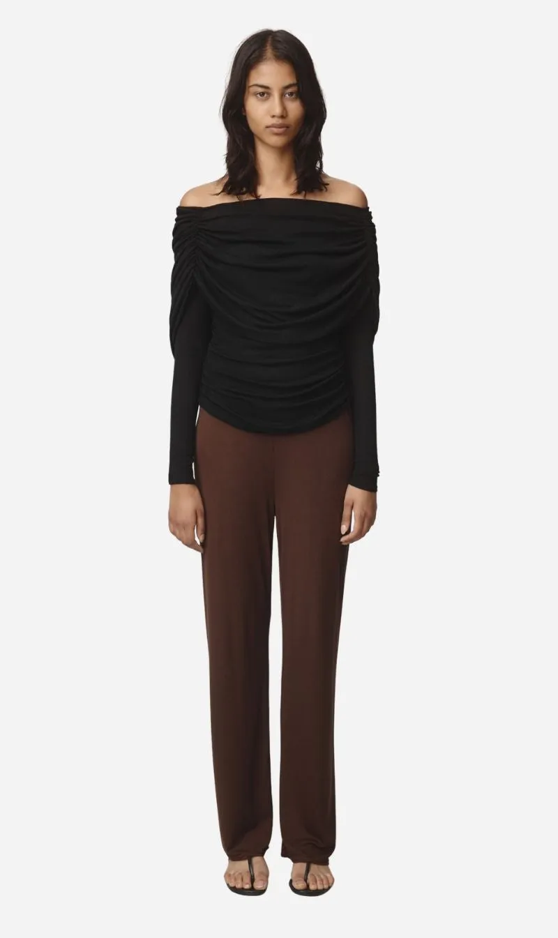 Marle | Nina Top - Black sold by Sisters & Co