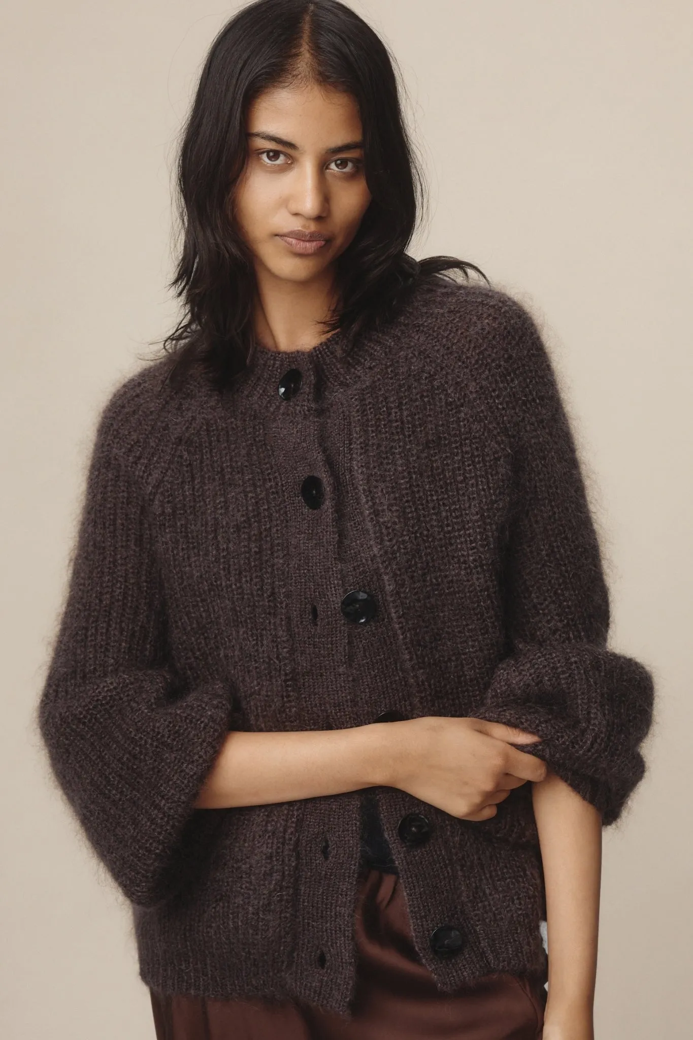 Marle | Jasper Cardigan - Tapenade sold by Sisters & Co product image thumbnail 2