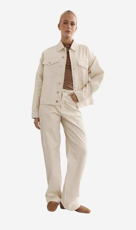 Caitlin Crisp | Harlow Corduroy Pant - Cream made by Sisters & Co