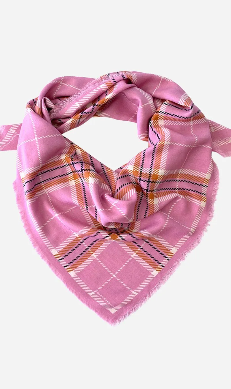 Dark Hampton | The McRae Wool Silk Scarf sold by Sisters & Co