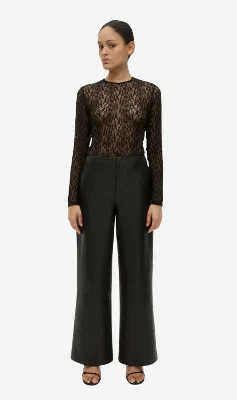 One Of Others | Leo Lace Bodysuit - Black made by Sisters & Co
