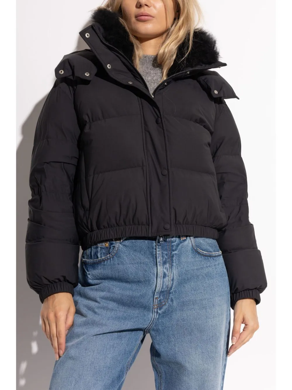 Yves Salomon | Down Jacket 58C - Black sold by Sisters & Co product image thumbnail 2