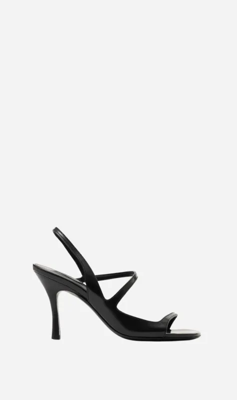 Anine Bing | Iva Sandal Smooth - Black made by Anine Bing