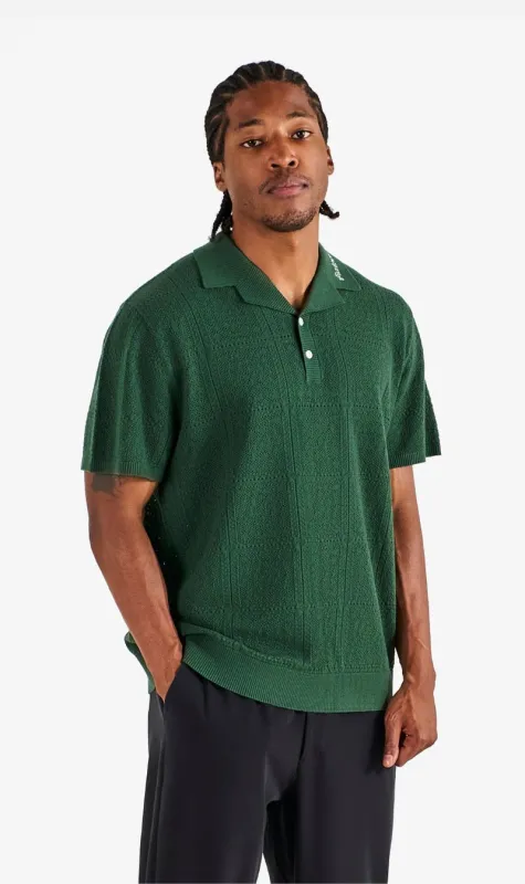 Malbon | Resort Crochet Polo - Green made by Malbon