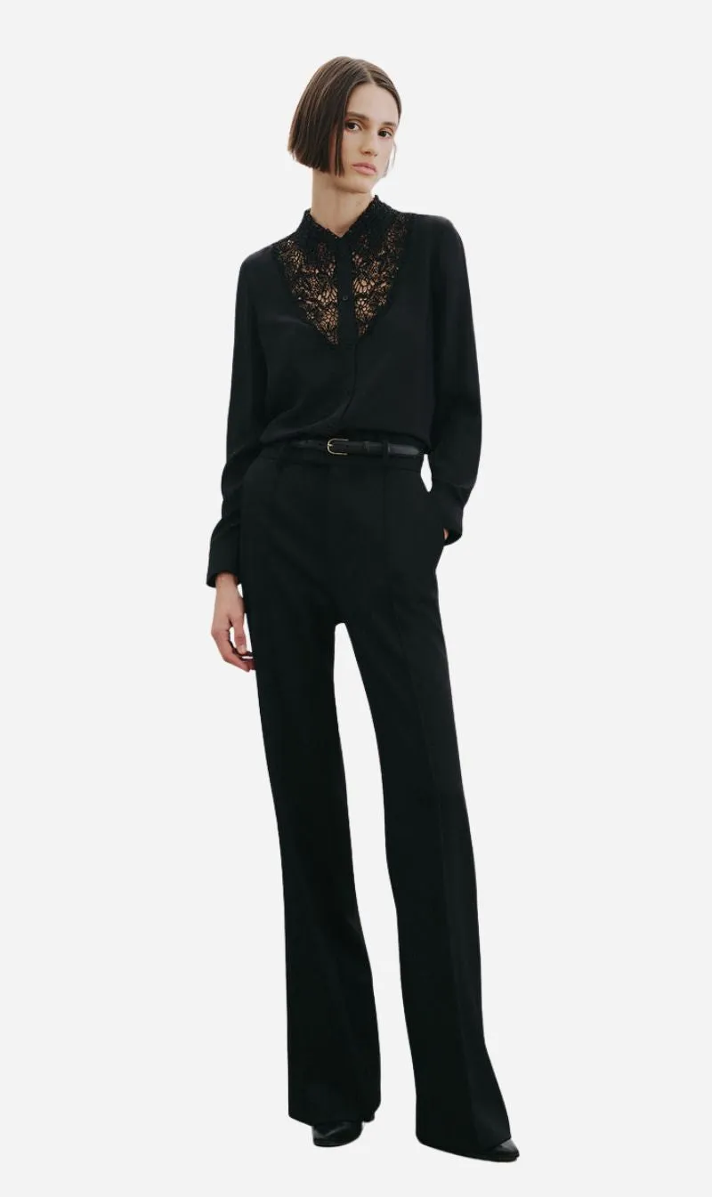 Nili Lotan | Etoile Pant - Black sold by Sisters & Co