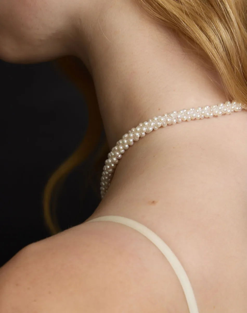 Meadowlark | Pearl Rope Necklace - Sterling Silver sold by Sisters & Co product image thumbnail 3