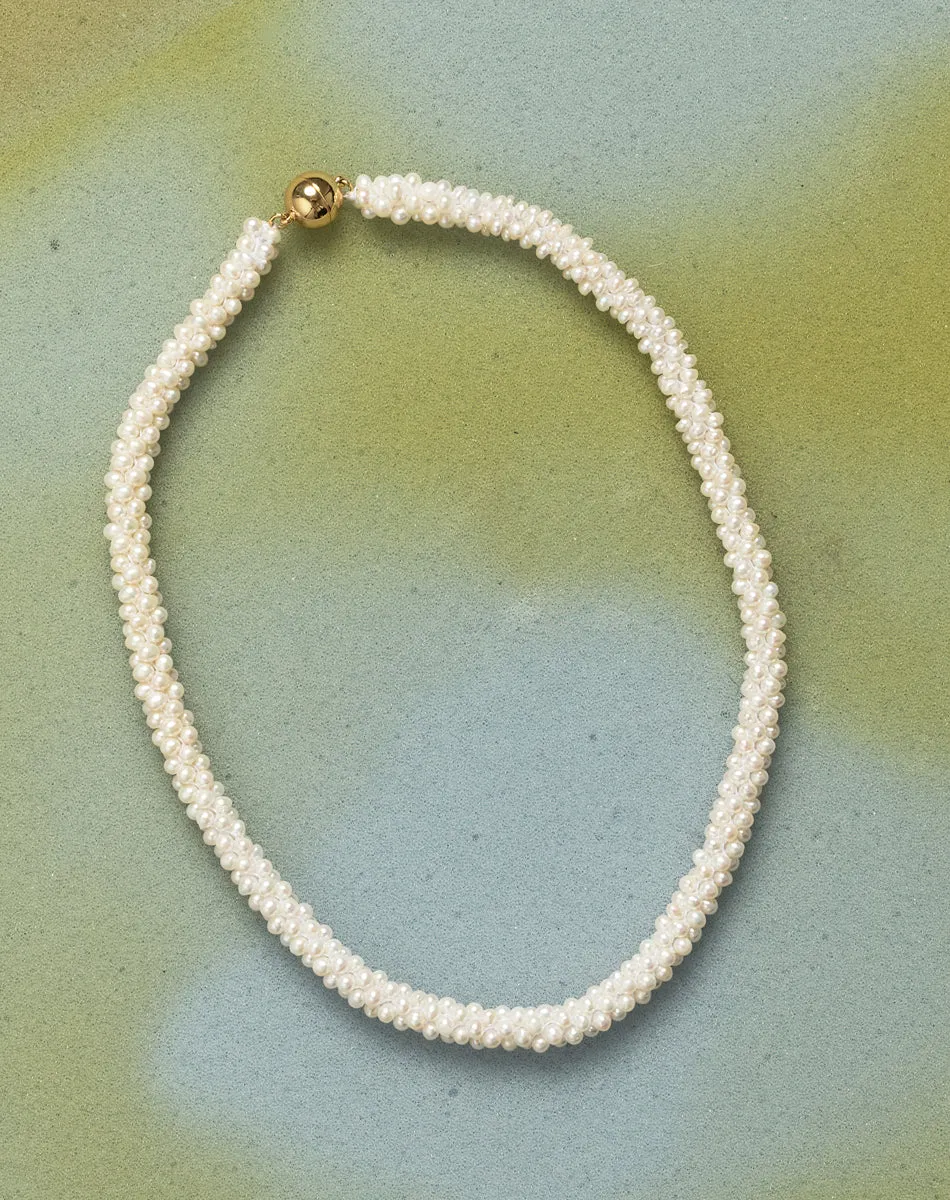 Meadowlark | Pearl Rope Necklace - Sterling Silver sold by Sisters & Co product image thumbnail 5