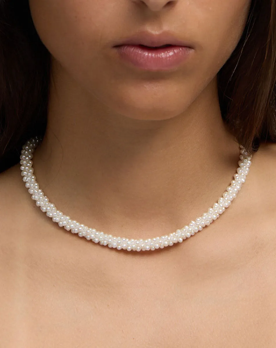 Meadowlark | Pearl Rope Necklace - Sterling Silver sold by Sisters & Co product image thumbnail 4