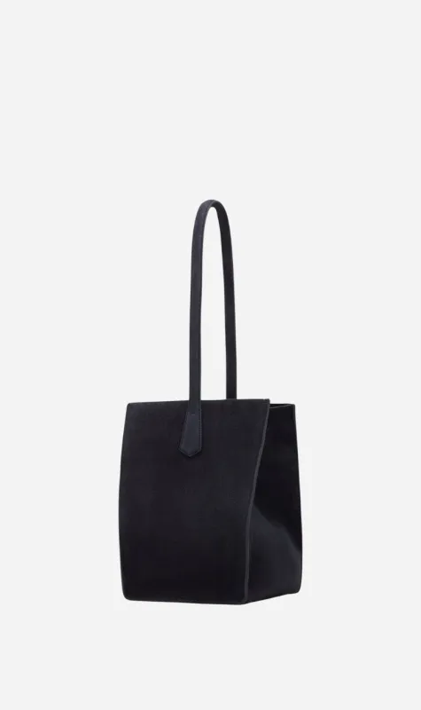 A. Emery | Perine Bag - Ink Suede made by A.EMERY
