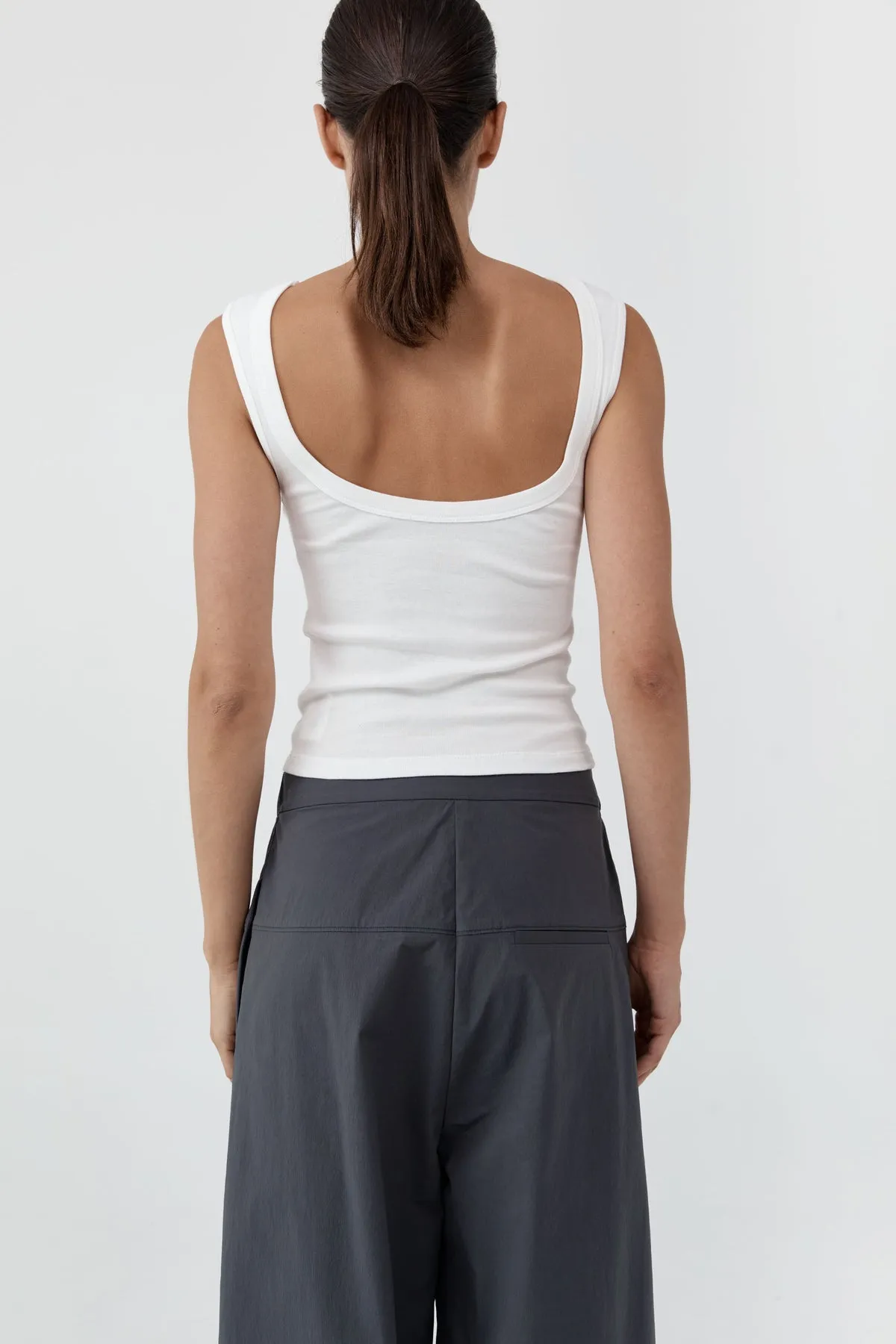 St Agni | Organic Cotton Ballerina Top - White sold by Sisters & Co product image thumbnail 4