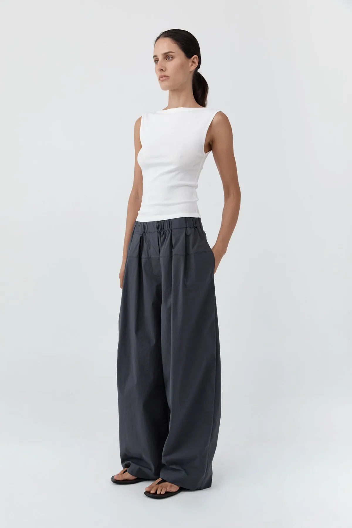 St Agni | Organic Cotton Ballerina Top - White sold by Sisters & Co product image thumbnail 5
