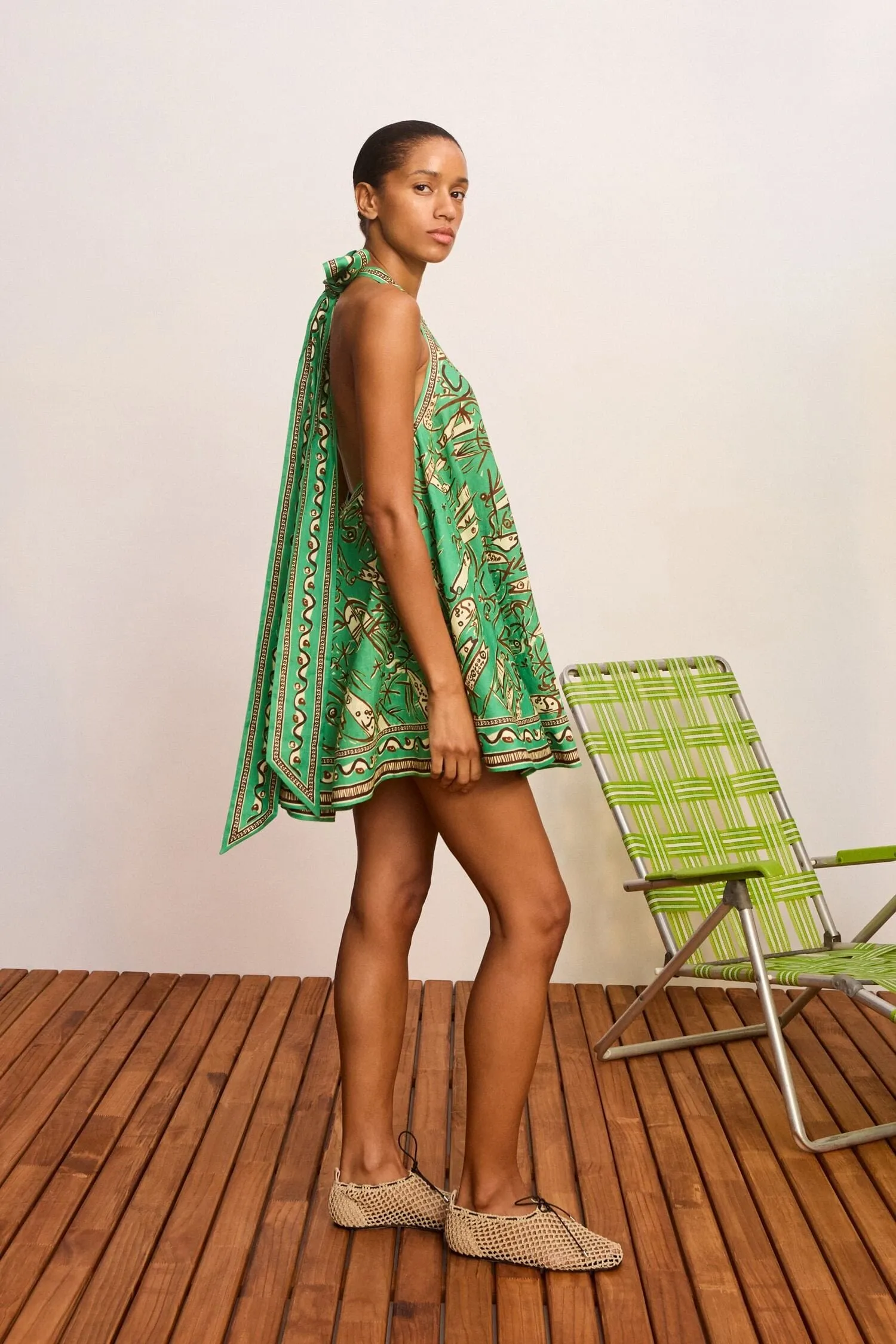 Alemais | Fish Sticks Mini Dress sold by Sisters & Co product image thumbnail 2