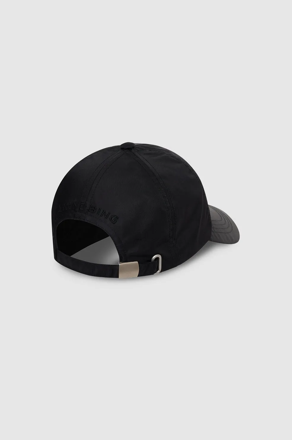 Anine Bing | Jeremy Baseball Cap AB Nylon - Black sold by Sisters & Co product image thumbnail 4