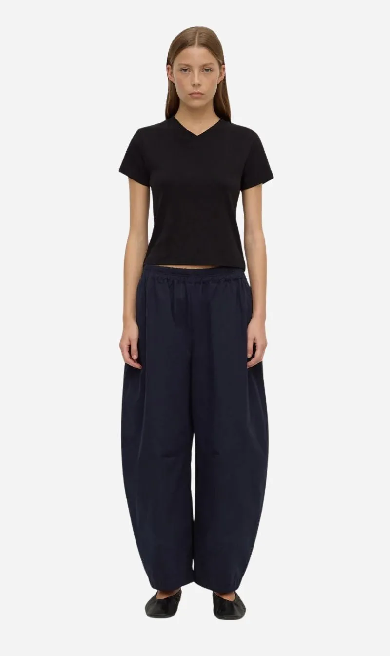 Assembly Label | Lola Barrel Pant - Navy sold by Sisters & Co