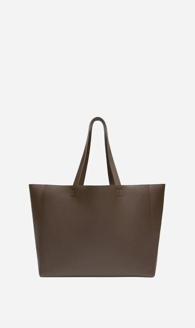 Assembly Label | Marina Leather Tote - Walnut sold by Sisters & Co