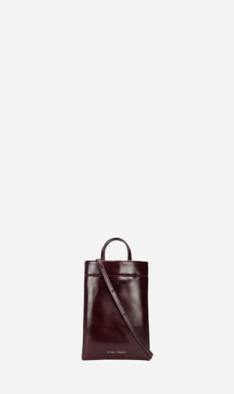 Deadly Ponies | Bandit Phone Pouch - Dark Cherry Gloss made by Sisters & Co