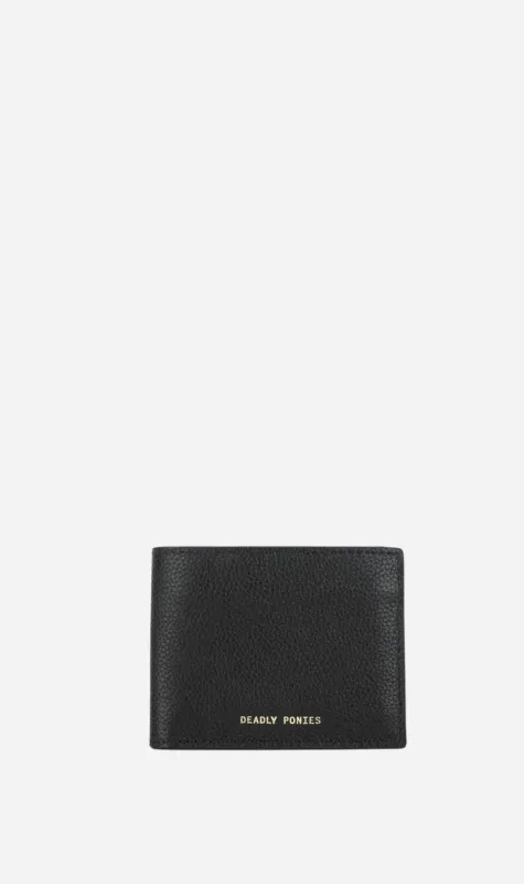 Deadly Ponies | Unisex Flip Wallet - Black made by Sisters & Co