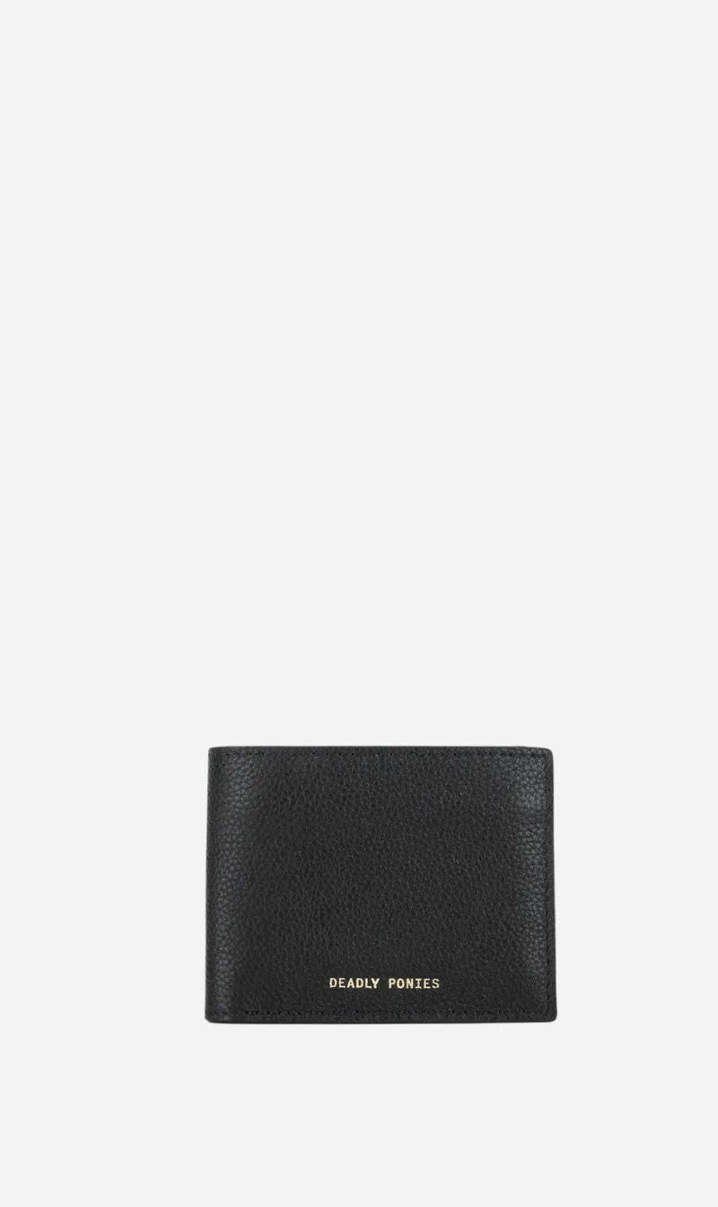 Deadly Ponies | Unisex Flip Wallet - Black sold by Sisters & Co