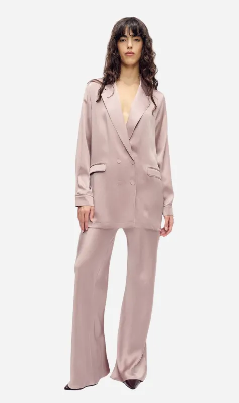 Silk Laundry | Hammered Relaxed Blazer - Lasso made by Silk Laundry