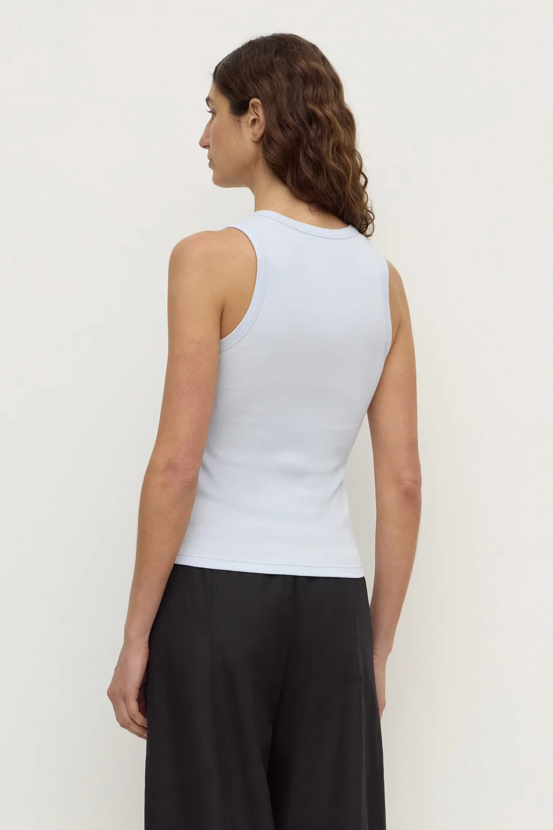 Assembly Label | Robyn Scoop Neck Rib Tank - Powder Blue sold by Sisters & Co product image thumbnail 4