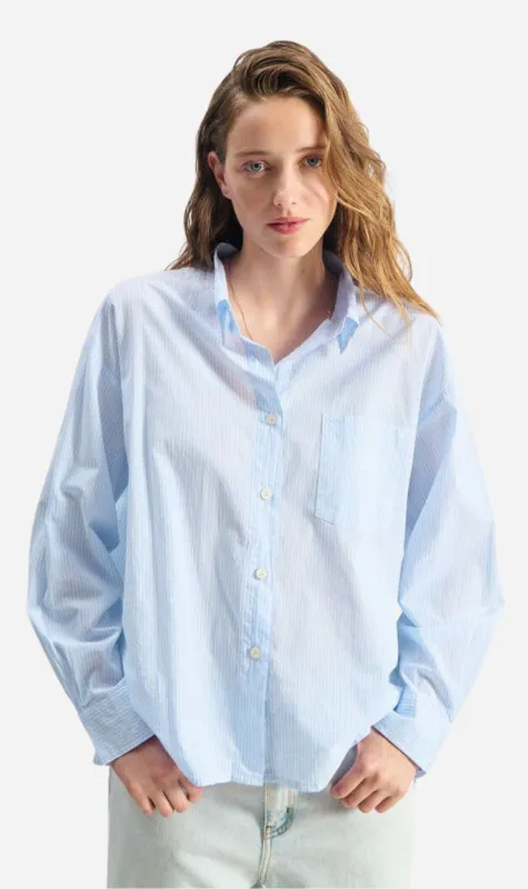 American Vintage | Eluabird 06 Shirt - Vitamin Blue made by American Vintage