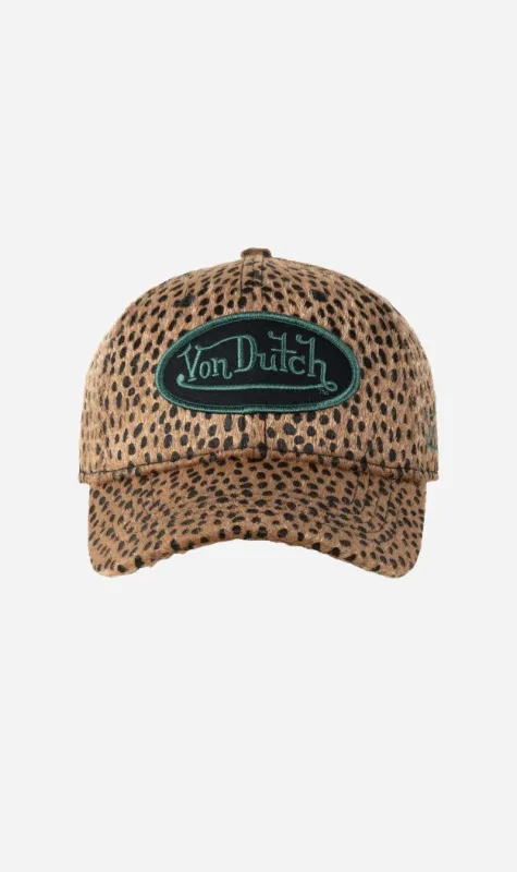 Von Dutch | Animal Skin Dad Cap - Black / Green made by Von Dutch