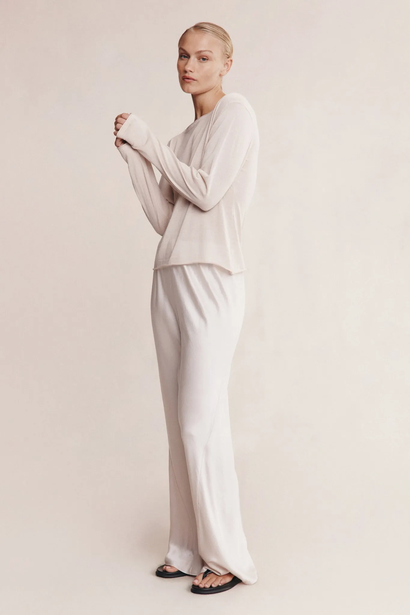 Marle | Jill Knit Top - Pearl sold by Sisters & Co product image thumbnail 4