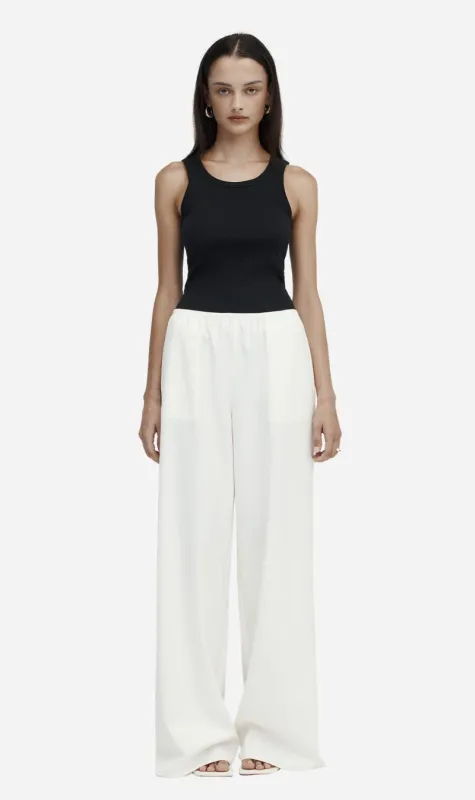 Rebe | Pull On Trouser - Ivory made by Sisters & Co