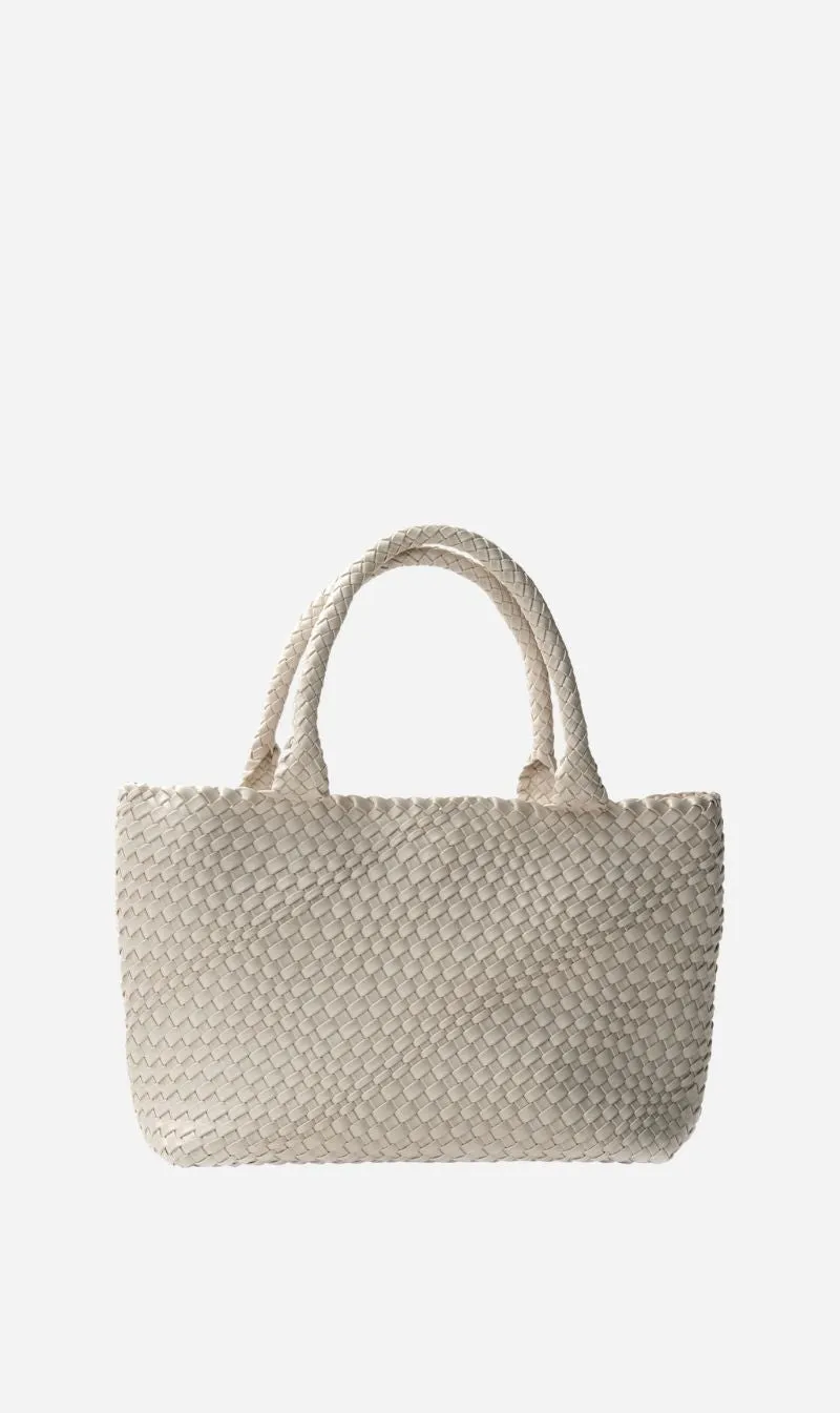 La Tribe | Woven Tote Bag - Cream sold by Sisters & Co