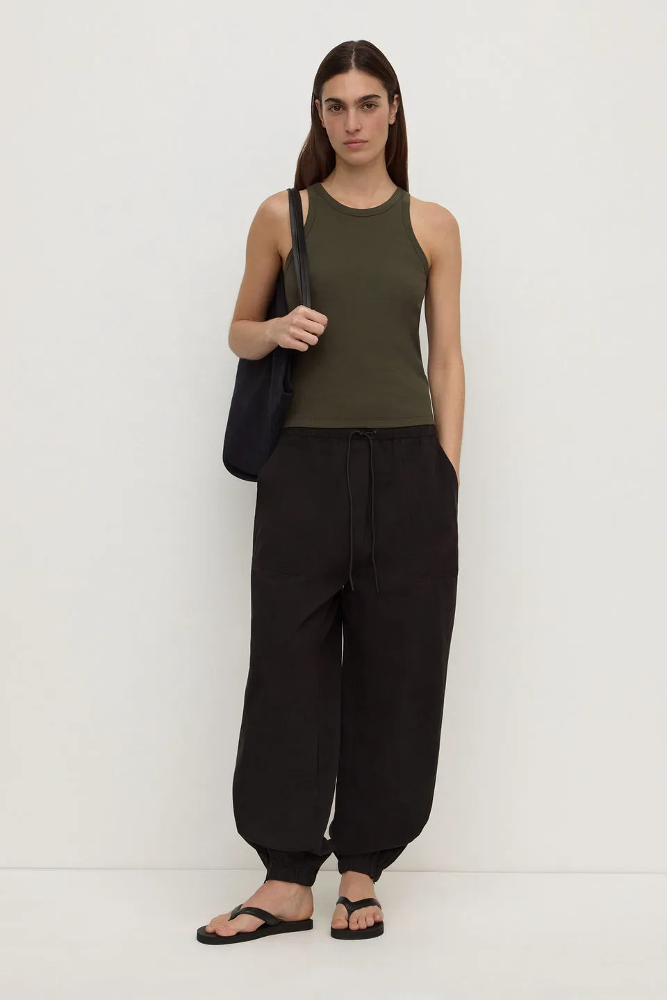 Assembly Label | Tabitha Rib Tank - Dark Military sold by Sisters & Co product image thumbnail 3